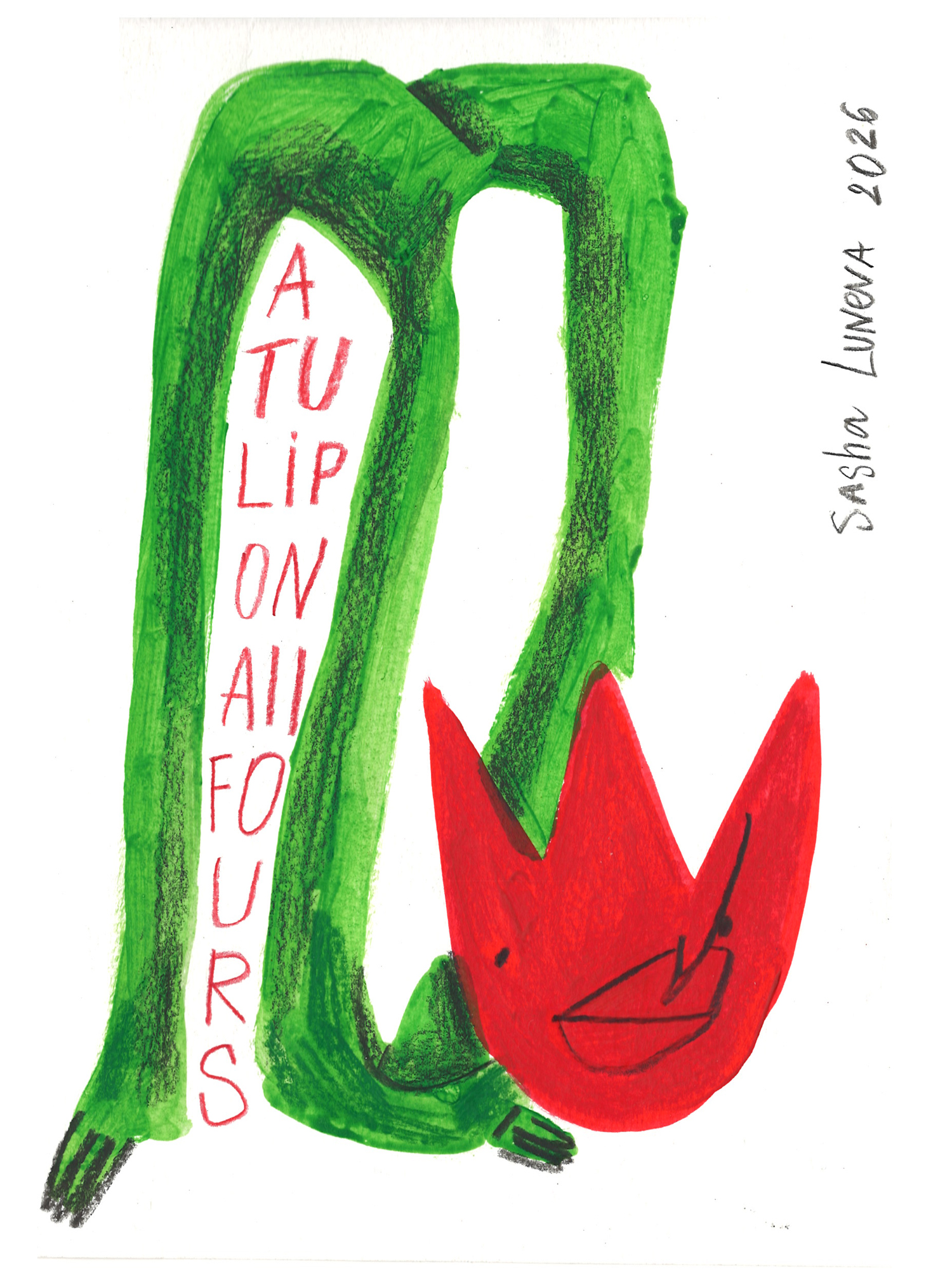A Tulip on All Four