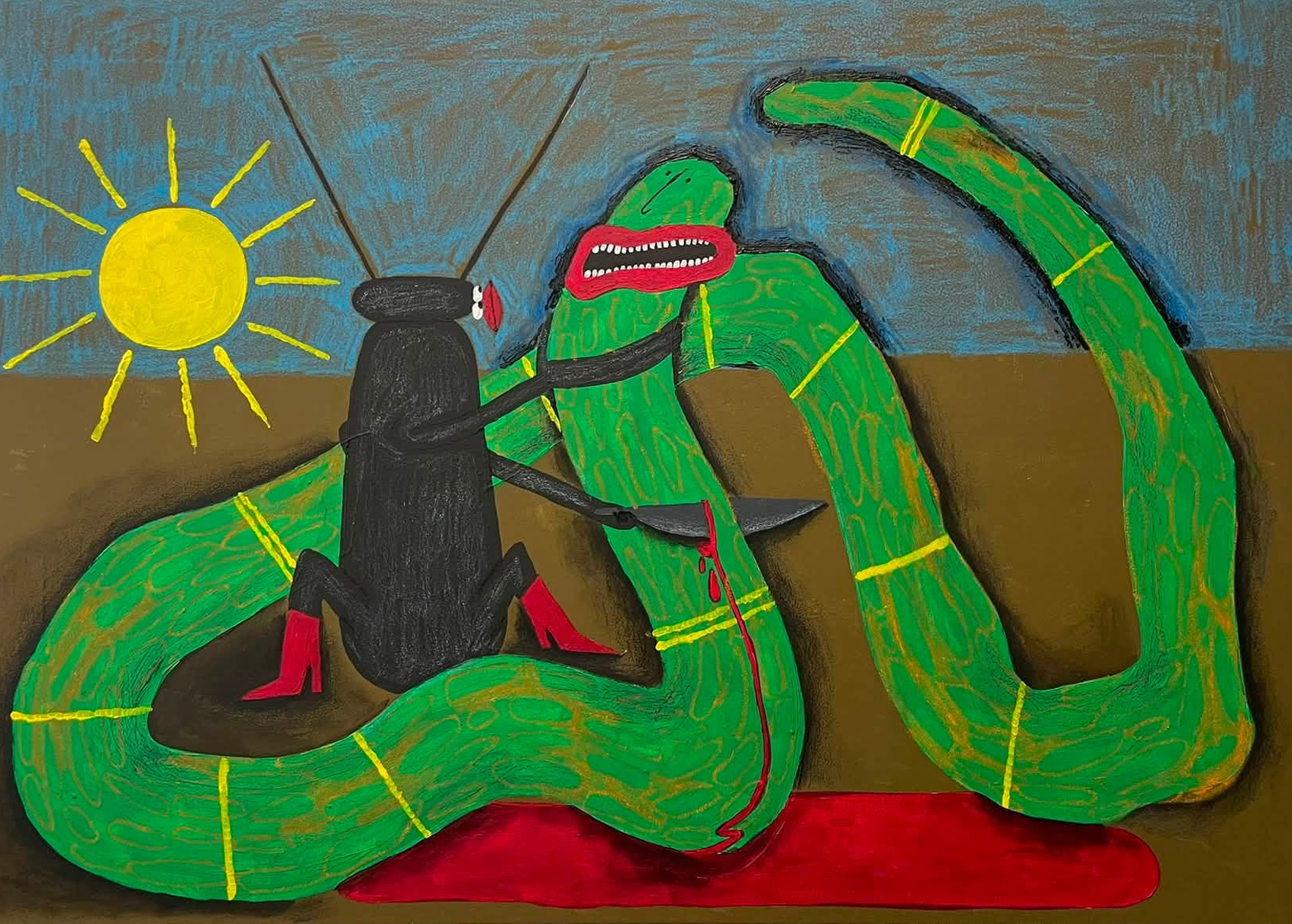 You Can’t Paint Snakes, Cockroaches, and Knives – Vladyslav Shereshevskyi
